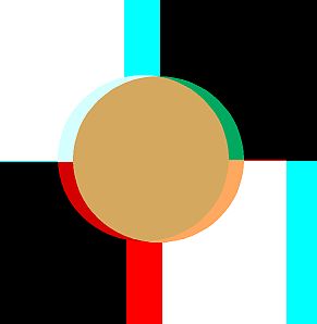 Anaglyph(left+right) image